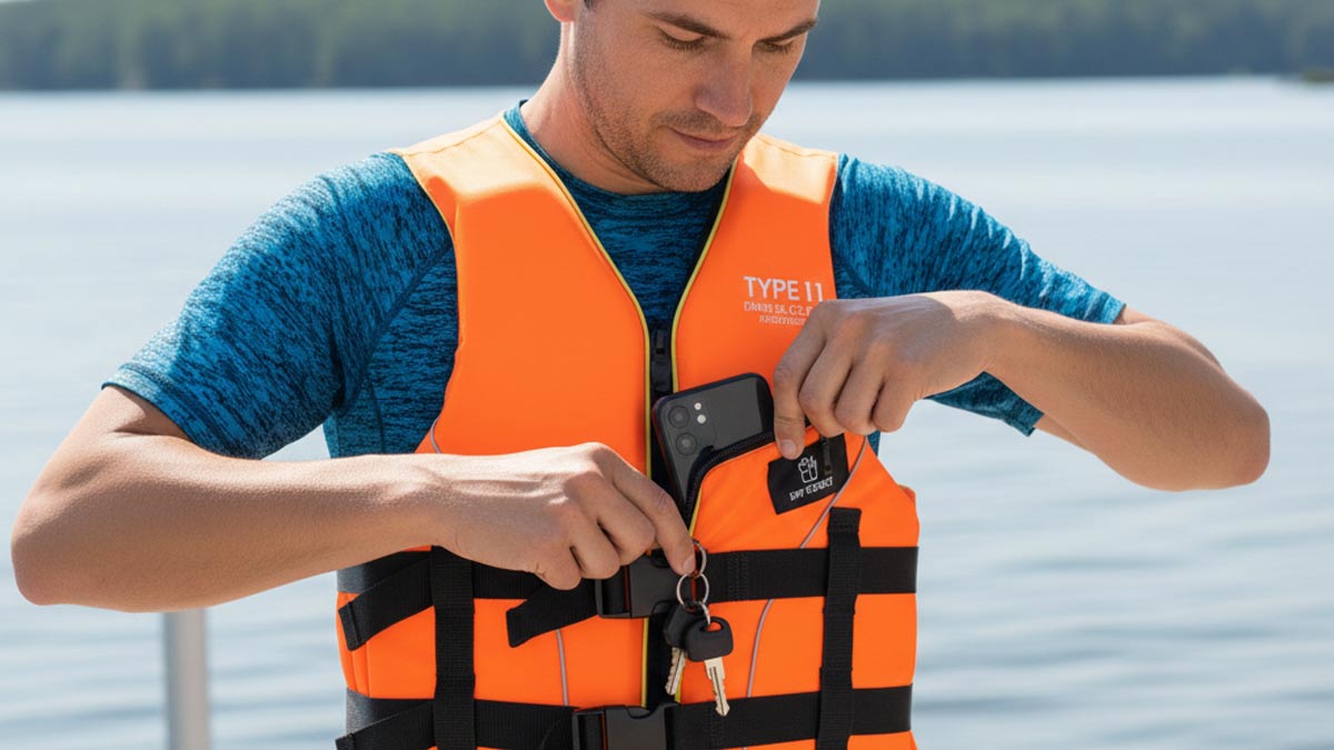How to Secure Keys and Phone in a Life Jacket